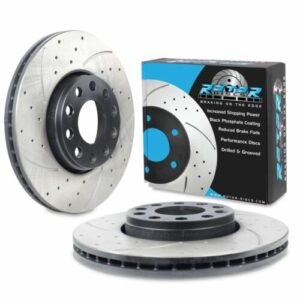 Front Drilled Grooved 298mm Brake Discs For Porsche Boxster 986 2.5 2.7 96+04