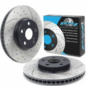Front Drilled Grooved 321mm Brake Discs For Mazda Rx8 Rx-8 1.3 231 192 2003-2012