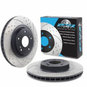 Front Drilled Grooved 300mm Brake Discs For Honda Accord 2.0 2.4 2.2 CTDI Crv