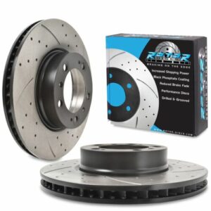 Front Drilled Grooved 318mm Brake Discs For Porsche 911 996 997 Boxster 3.4 3.6