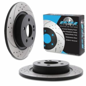 Rear Drilled Grooved Solid 295mm Brake Discs Mercedes Benz Gla Class 180 2.0 19+