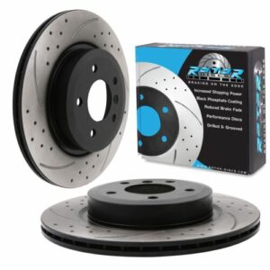 Rear Drilled Grooved 324mm Brake Discs For BMW Z4 Roadster E89 35I Sdrive 09-16