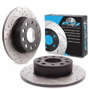 Rear Grooved Drilled 253mm Brake Discs For Seat Leon 1P 5F 1.6 1.9 2.0 TFSI TDI