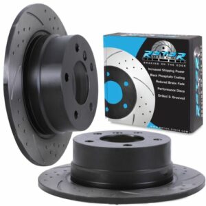 Rear Drilled Grooved 280mm Brake Discs For BMW 3 Series Z4 E85 2.0 2.2 2.5 02-09