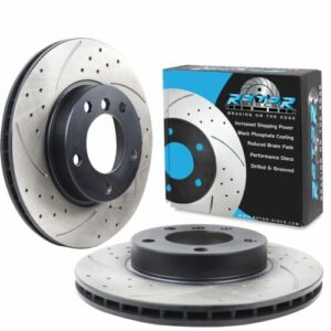 Front Drilled Grooved 260mm Brake Discs For BMW 3 Series E30 E36 320 323 325 82+