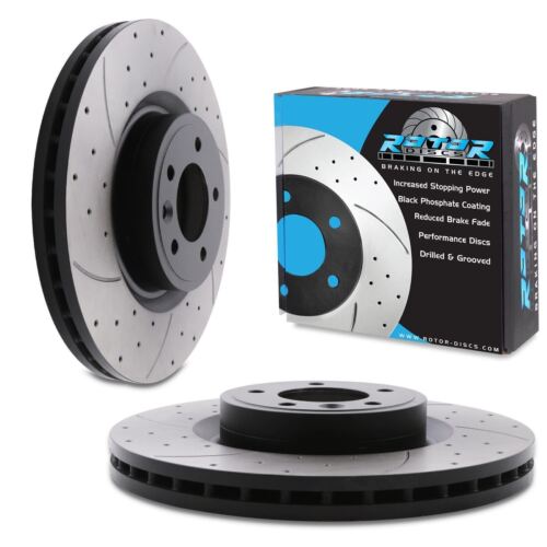 Front Drilled Vented 363mm Brake Discs For Land Rover Discovery 5 L462 ...