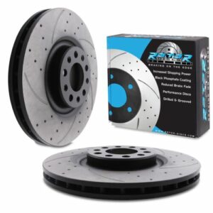 Front Drilled Vented 330mm Brake Discs Alfa Romeo Stelvio 949 2.0 2.2 Jtdm Q4