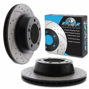 Rear Drilled Vented 299mm Brake Discs For Porsche Cayman S R 987 3.4 2001-2013