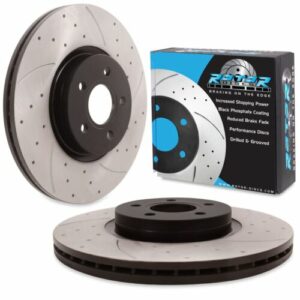 Front Drilled Grooved 320mm Brake Discs For Ford Transit Connect 1.5 1.6 2013+