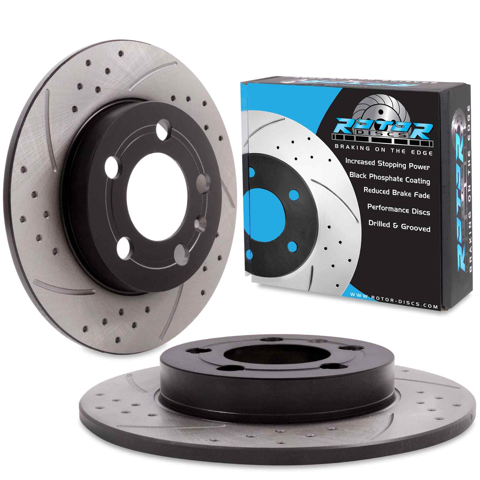 SHW Performance Smooth Monobloc Front Brake Rotors - Audi TT 1.8L 00-06 main image 0