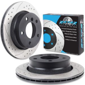 Rear Drilled Grooved 276mm Brake Discs For BMW 3 Series E36 320 323 98-05