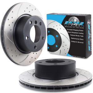Front Drilled Grooved 292mm Brake Discs For BMW 3 Series E90 05-11