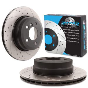 Rear Drilled Grooved 320mm Brake Discs For BMW X5 E70 07-13