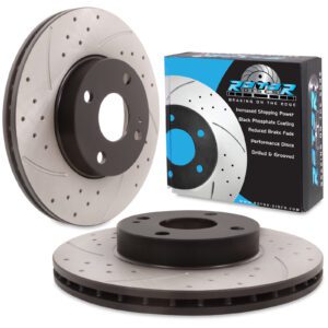 Front Drilled Grooved 255mm Brake Discs For Mazda MX-5 Mk2 Mk2.5 NB 1.6 1.8 1.9 16v 98-05