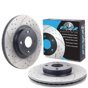 Front Drilled Grooved 270mm Brake Discs For Mazda MX-5 Mk2 Mk2.5 NB 1.6 1.8 98-05